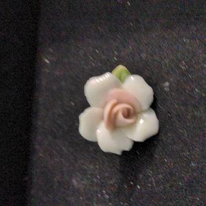 Vintage Pink Rose Pin